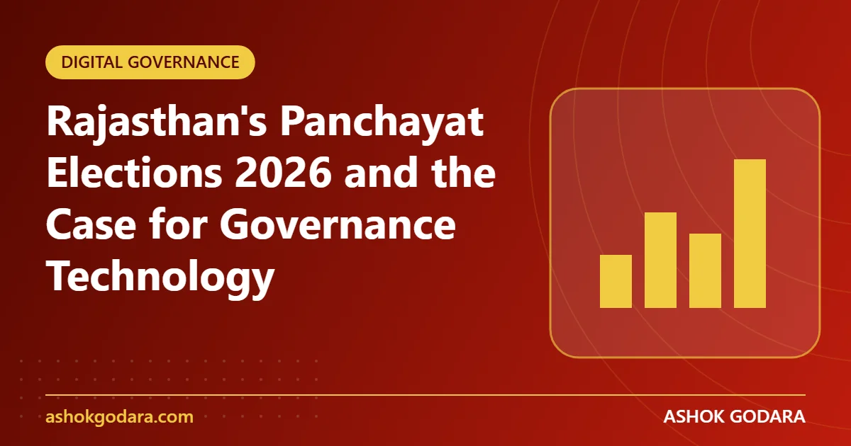 Rajasthan's Panchayat Elections 2026 and the Case for Governance Technology