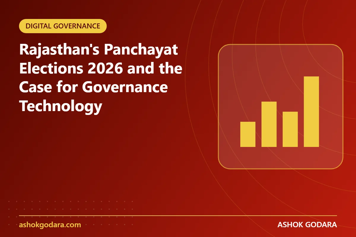 Rajasthan's Panchayat Elections 2026 and the Case for Governance Technology - key points